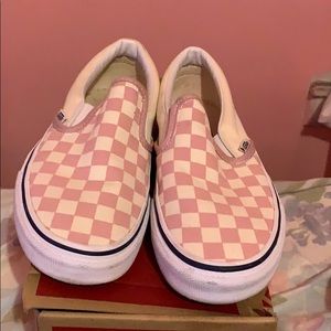 Zephyr Pink/White Vans